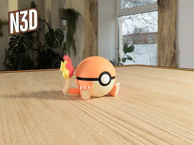 Themed Monster Ball - Charmander Inspired