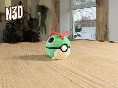 Themed Monster Ball - Caterpie Inspired