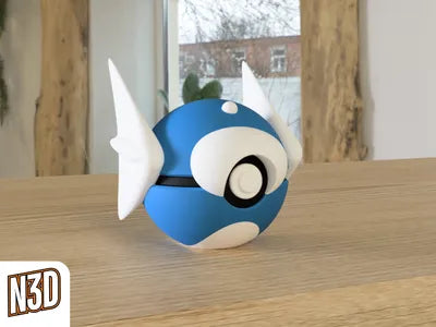Themed Monster Ball - Dratini Inspired