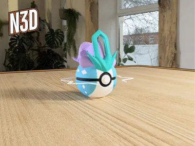 Themed Monster Ball - Suicune Inspired