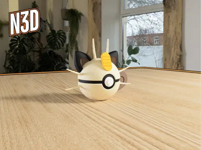 Themed Monster Ball - Meowth Inspired
