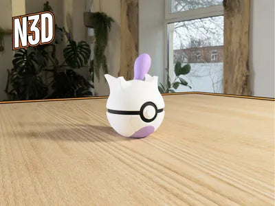 Themed Monster Ball - Mewtwo Inspired