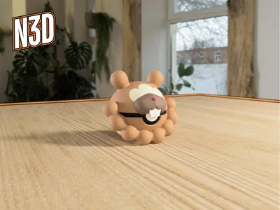 Themed Monster Ball - Bidoof Inspired