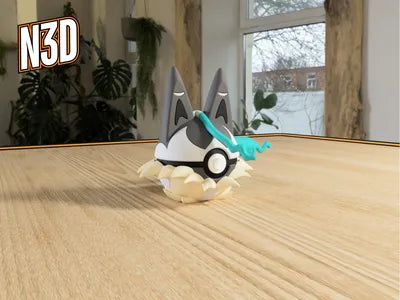 Themed Monster Ball - Mega Lucario Z Inspired