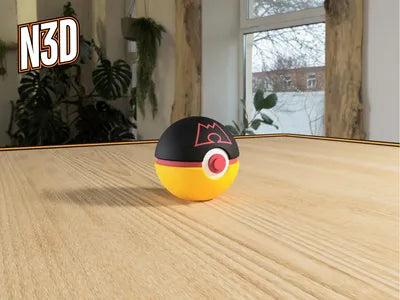 Themed Monster Ball - Team Magma Ball Inspired
