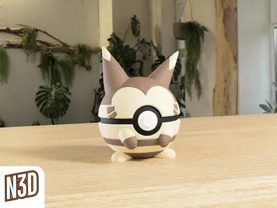 Themed Monster Ball - Furret Inspired