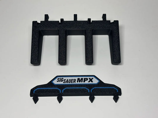 Magazine Holder - SIG SAUER MPX - fits IKEA SKADIS - 3D printed by Mythical Makers 3D