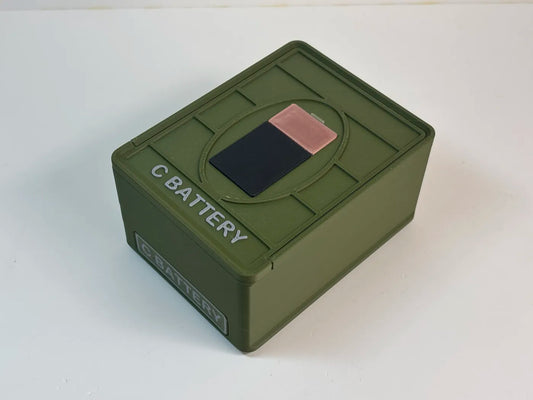 Battery Box - C Cell - 8 Count - Stackable - 3D printed by Mythical Makers 3D