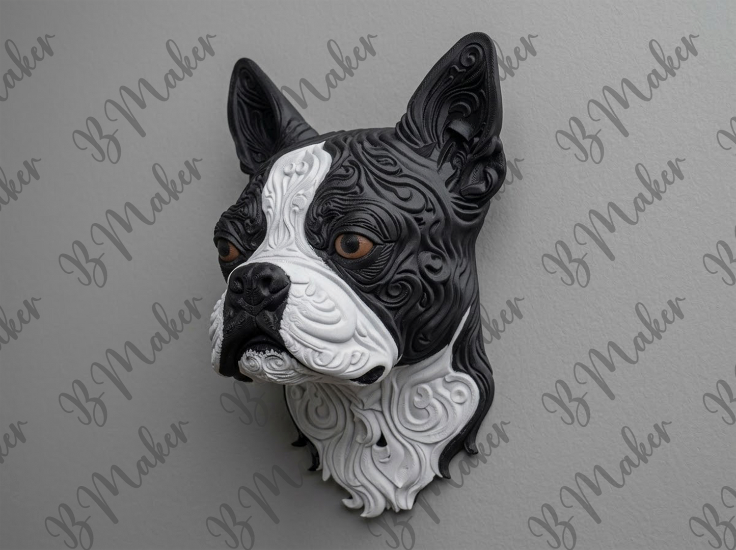 Boston terrier - Arte de pared wall art — view 3