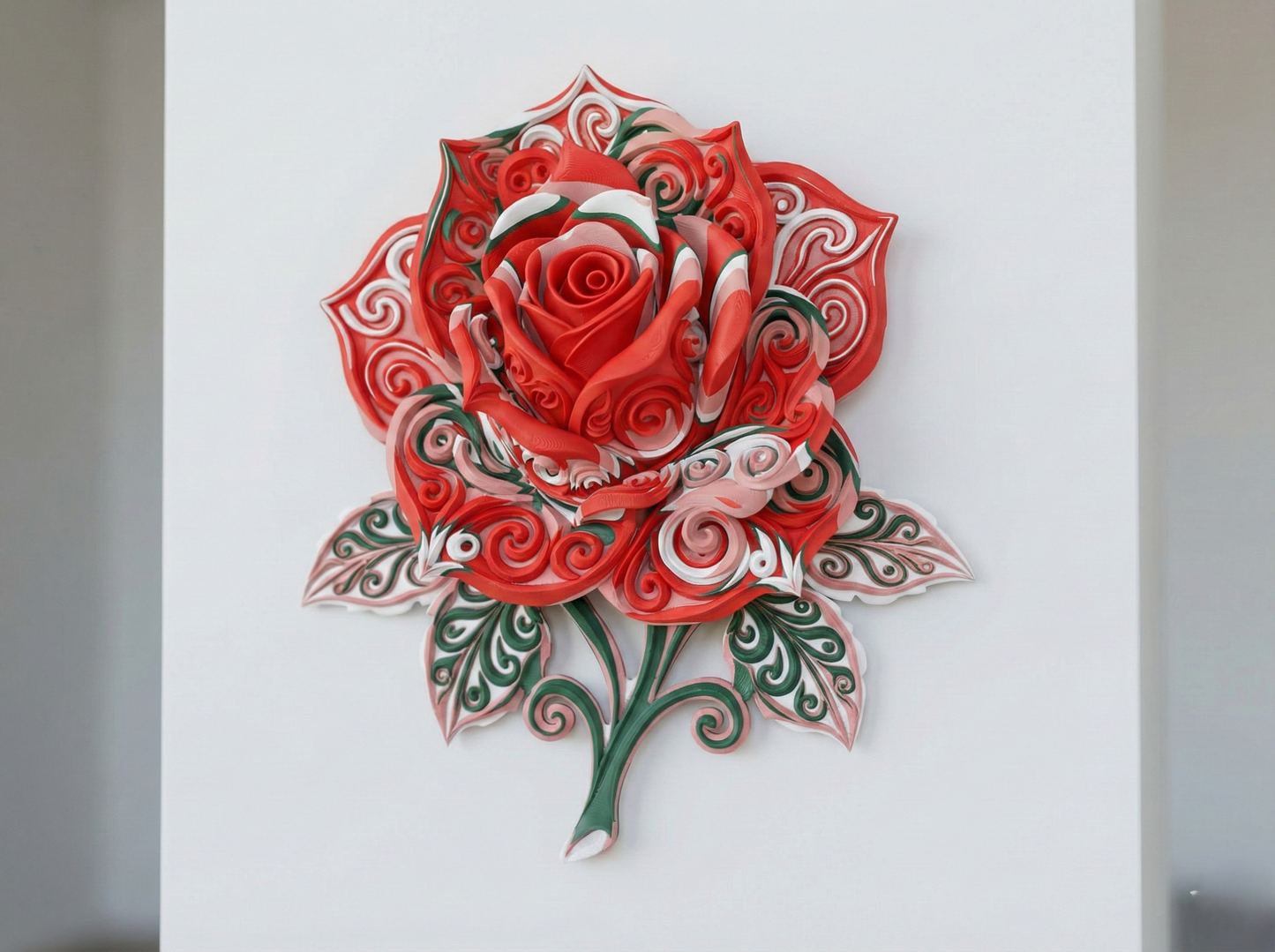 Rose wall art — view 3