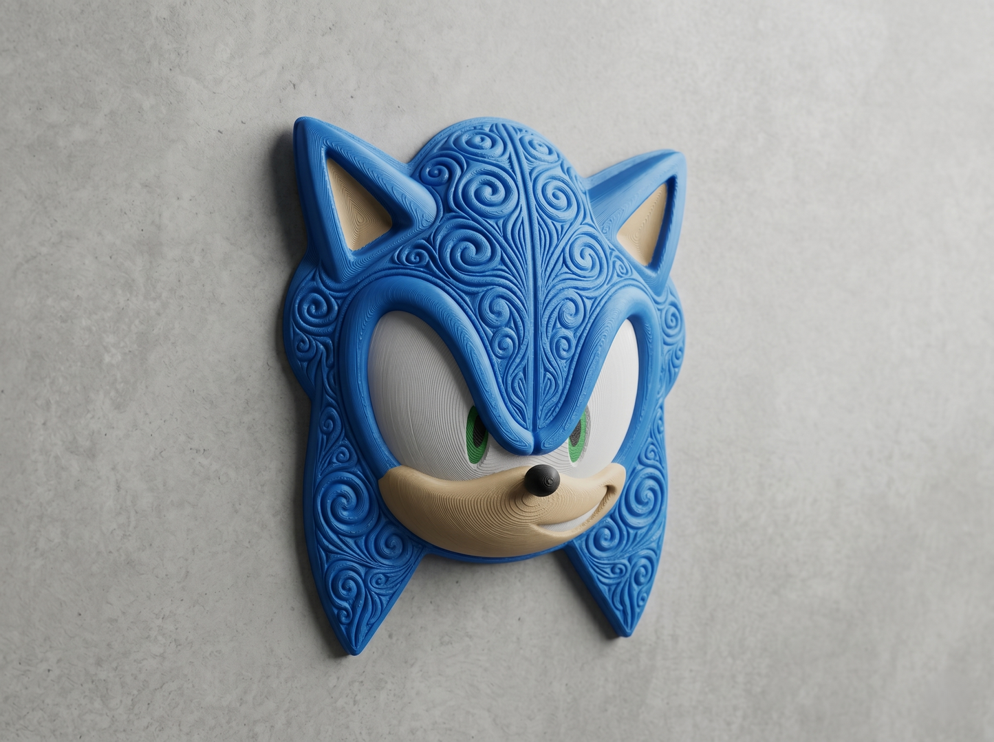 The Blue Blur wall art — view 2