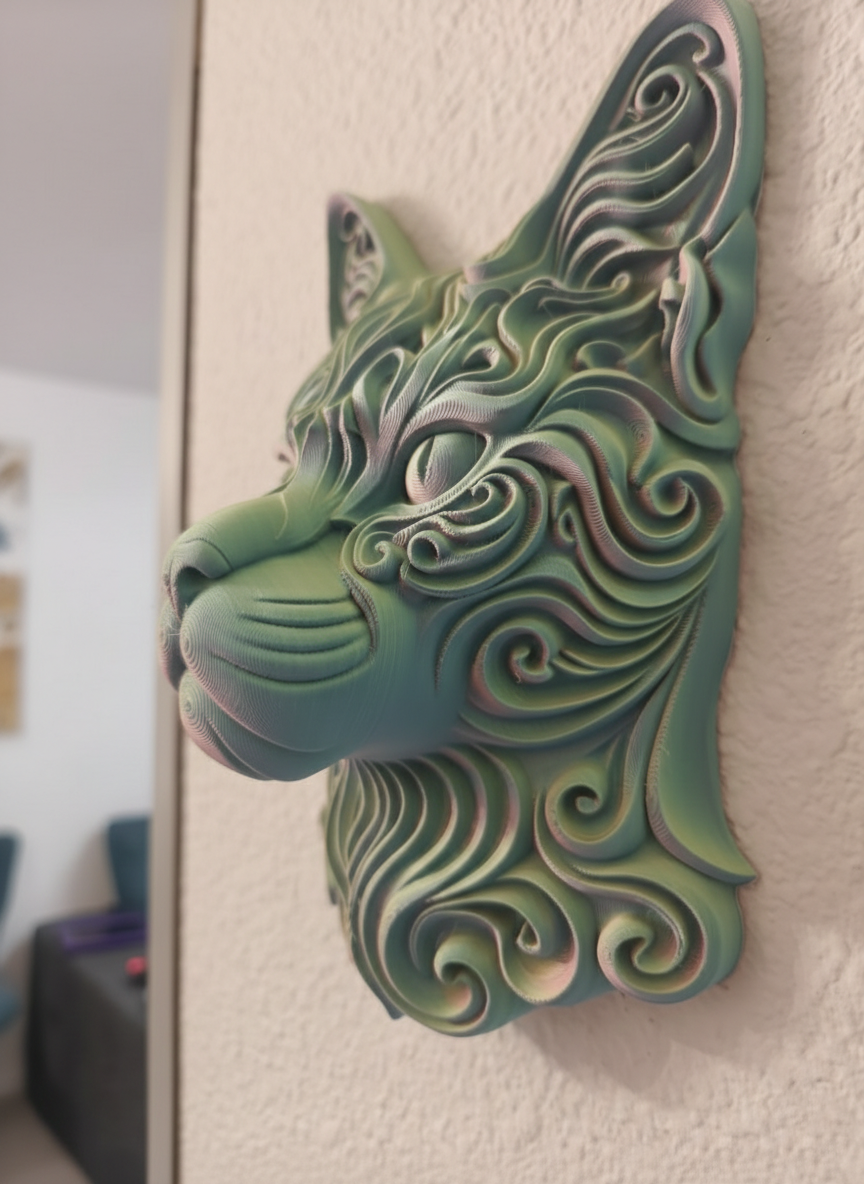 Cat Art III wall art — view 3
