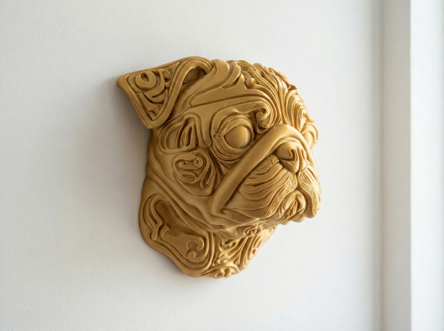 Pug wall art — view 2