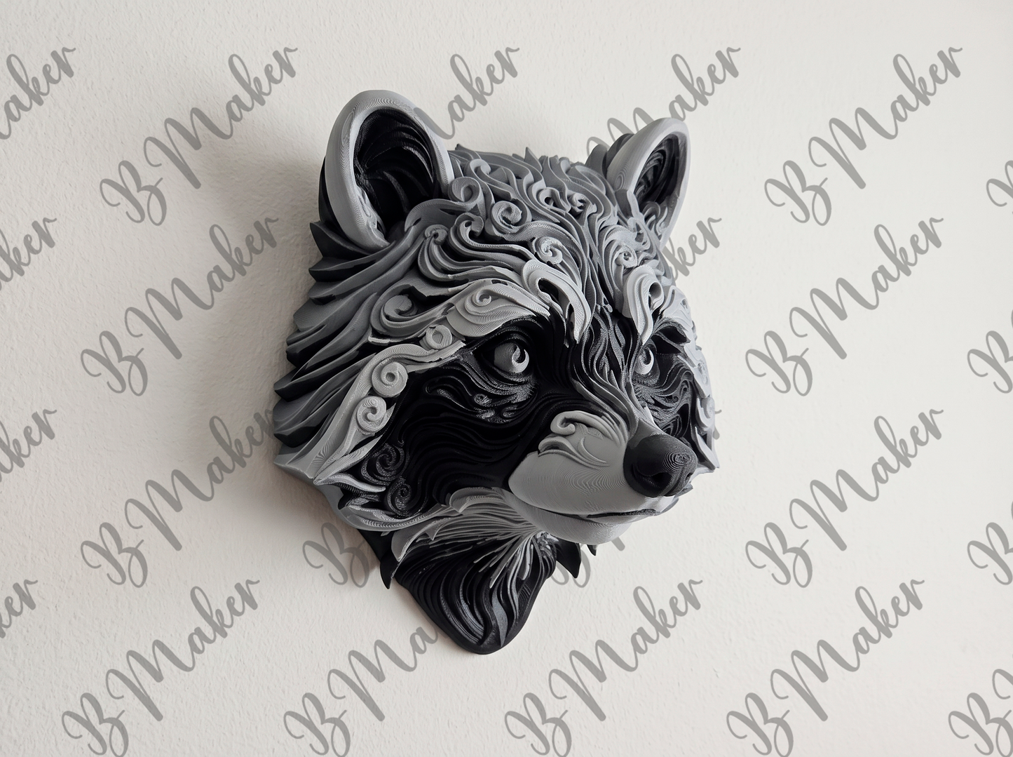 Raccoon wall art — view 2