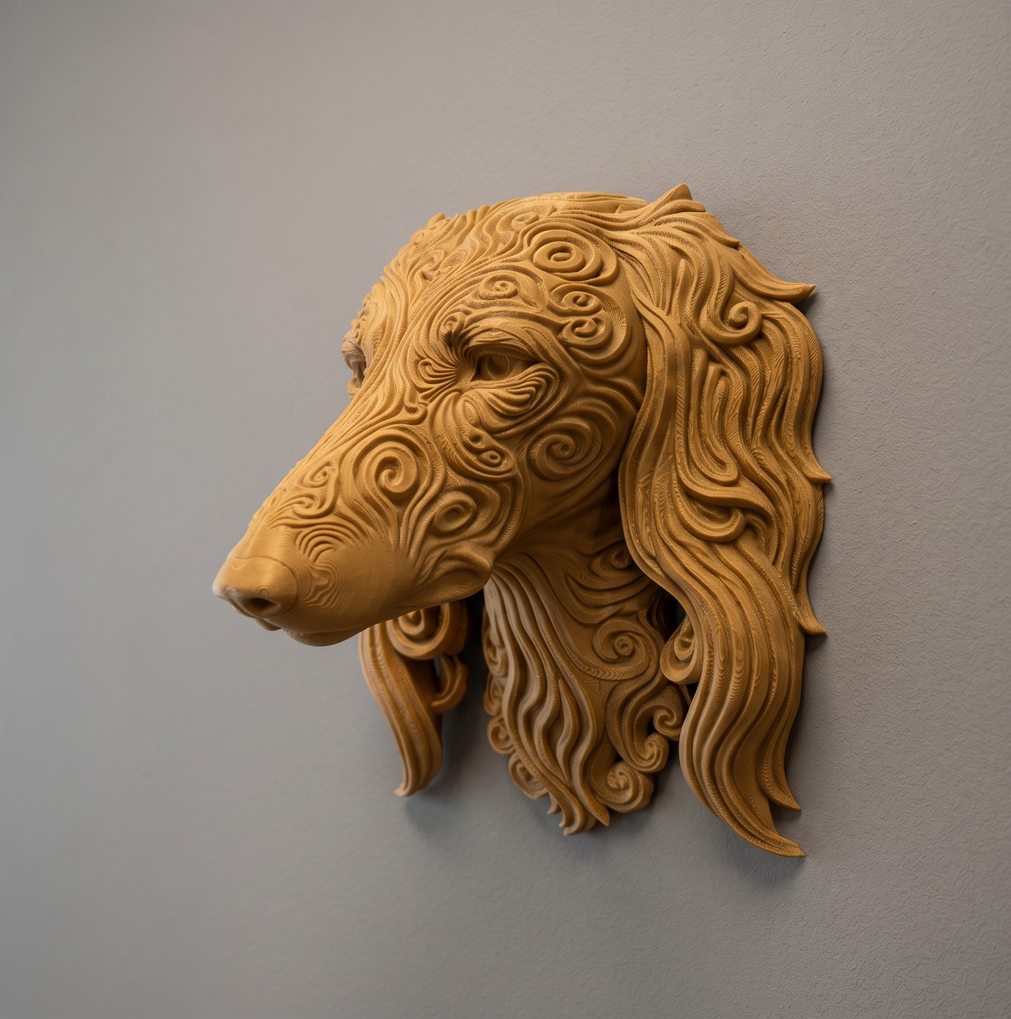 Saluki wall art — view 2