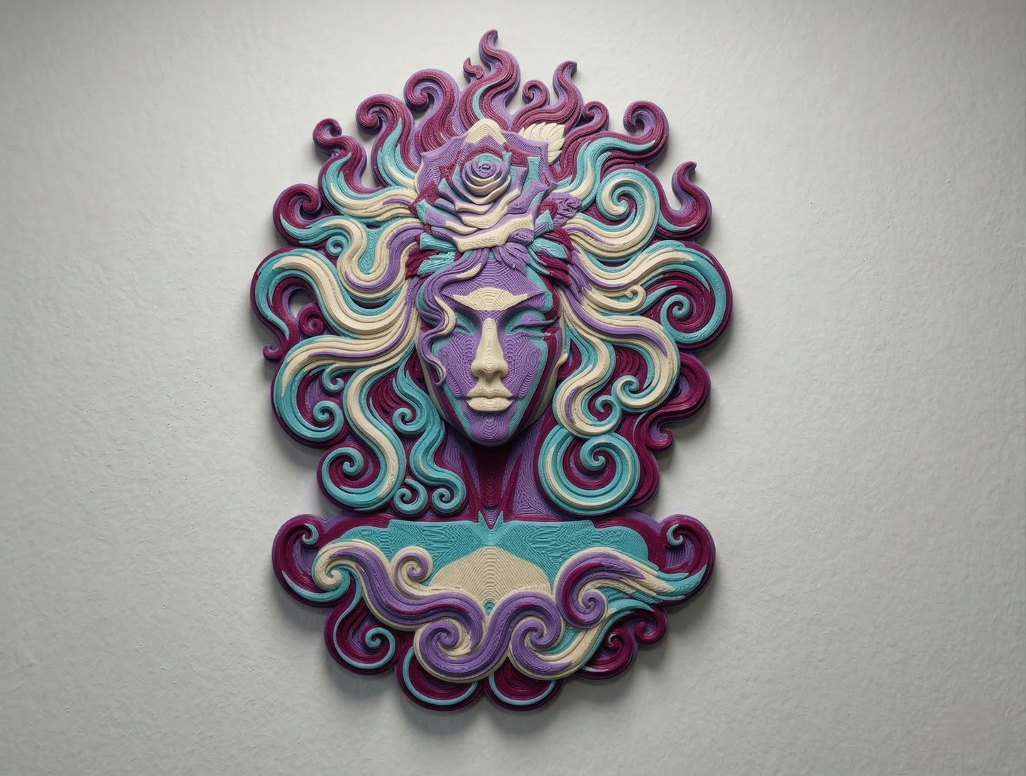 Goddess of Wind and Rose wall art — view 3