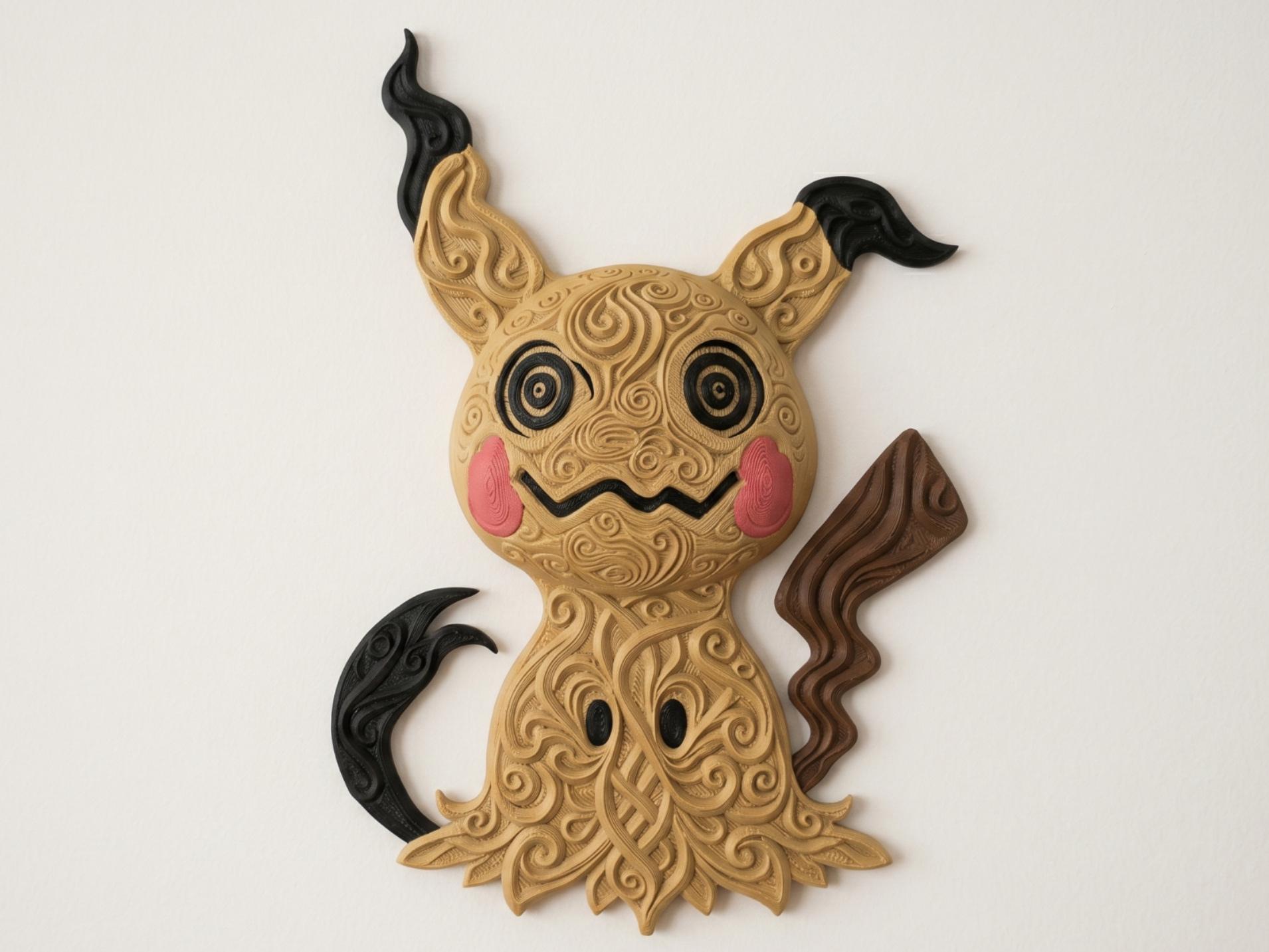 Ragmimic 3D printed wall art by Mythical Makers 3D