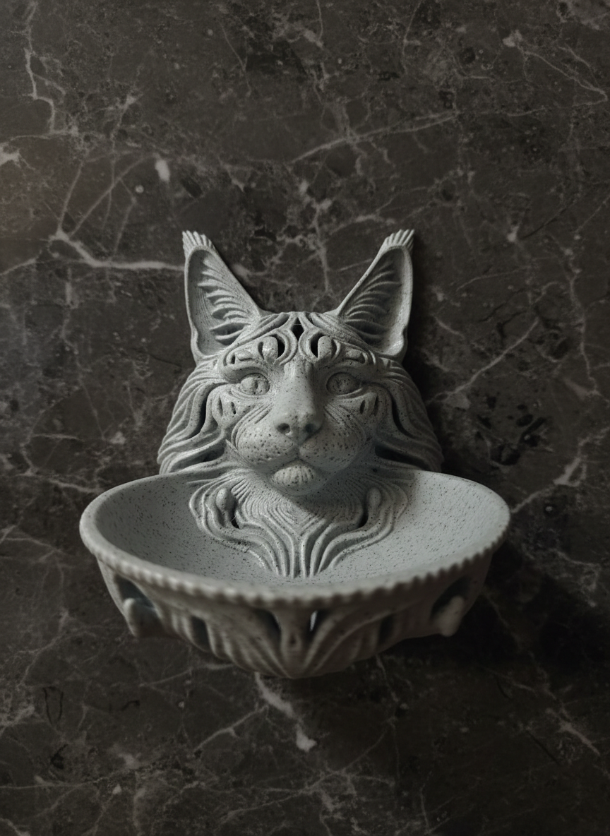 Guardian Cat Bowl wall art — view 3