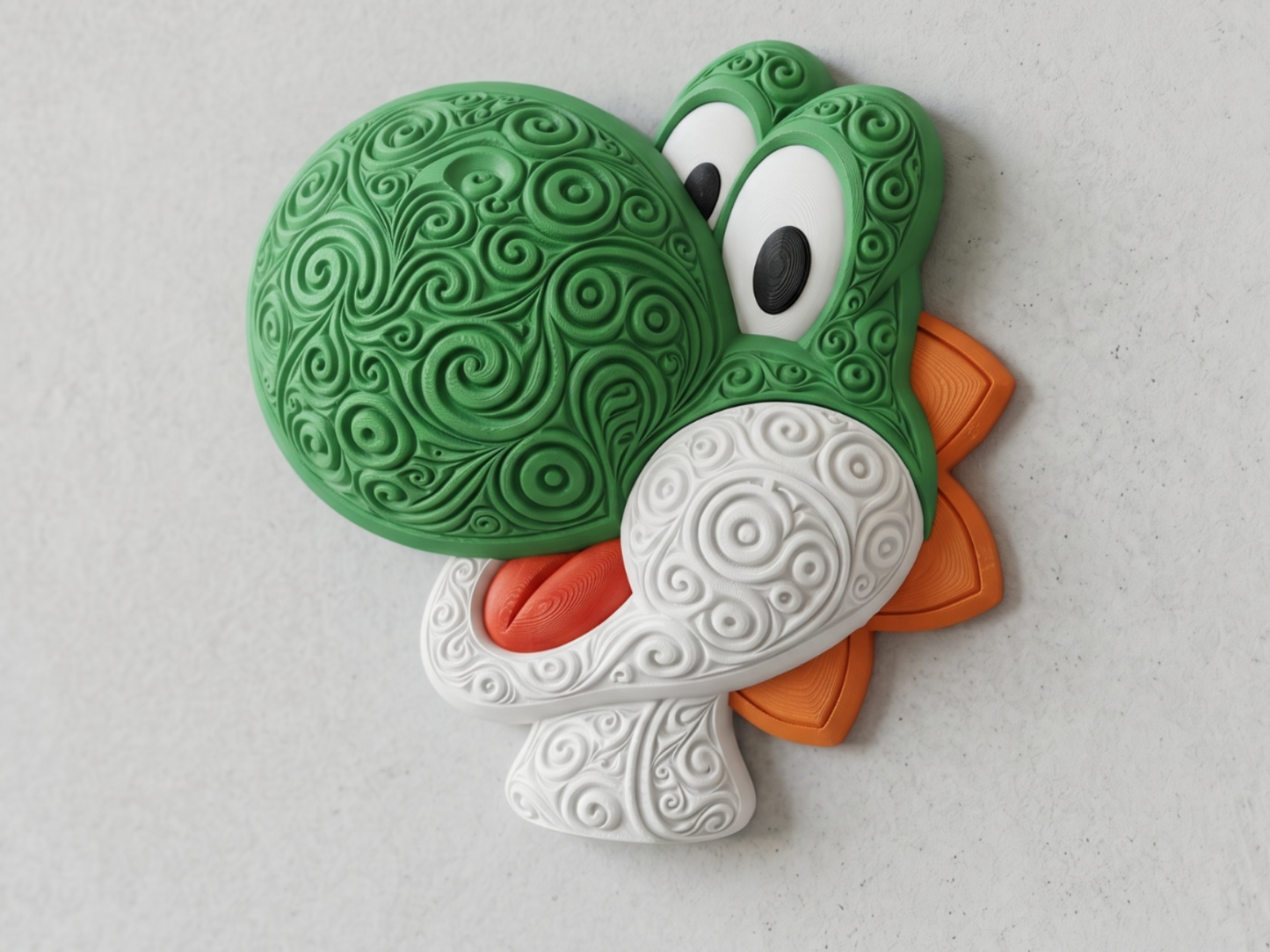 The Green Steed 3D printed wall art by Mythical Makers 3D