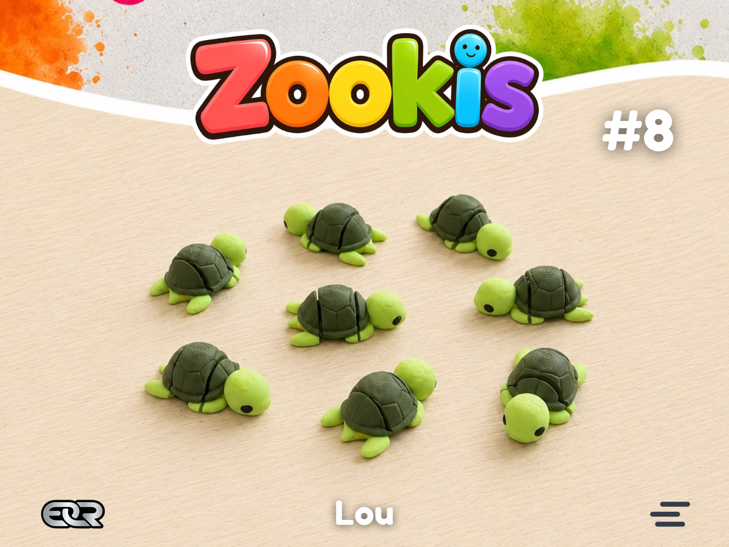 Lou the Turtle — Zookis Mini — 3D printed by Mythical Makers 3D
