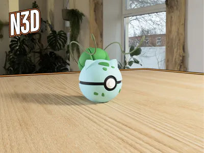 Themed Monster Ball - Bulbasaur Inspired