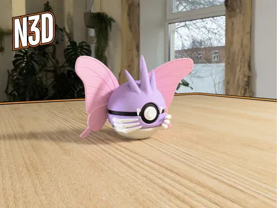 Themed Monster Ball - Venomoth Inspired
