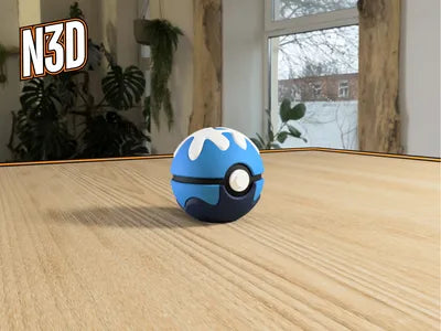 Themed Monster Ball - Dive Ball Inspired