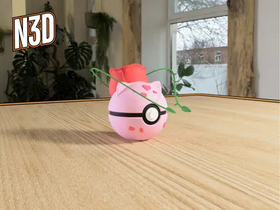 Themed Monster Ball - Bulbasaur - Rose Inspired