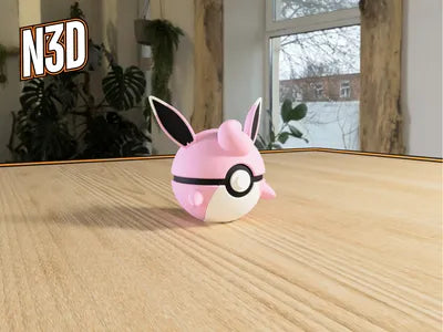 Themed Monster Ball - Wigglytuff Inspired