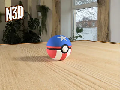 Themed Monster Ball - Captain America Inspired