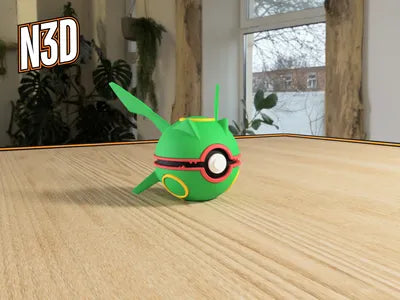 Themed Monster Ball - Rayquaza Inspired