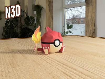 Themed Monster Ball - Charmeleon Inspired