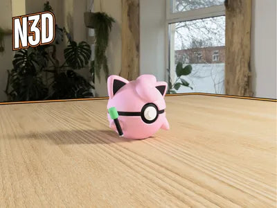 Themed Monster Ball - Jigglypuff Inspired