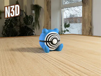Themed Monster Ball - Poliwhirl Inspired