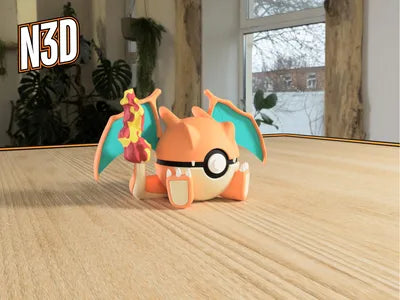 Themed Monster Ball - Charizard Inspired