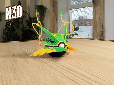 Themed Monster Ball - Mega Rayquaza Inspired