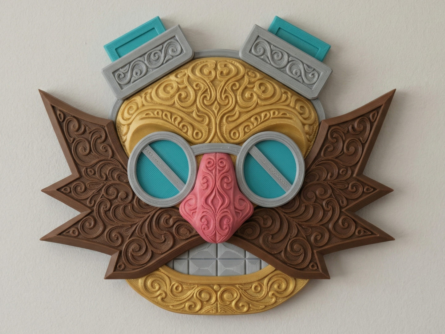 The Egg Inventor 3D printed wall art by Mythical Makers 3D