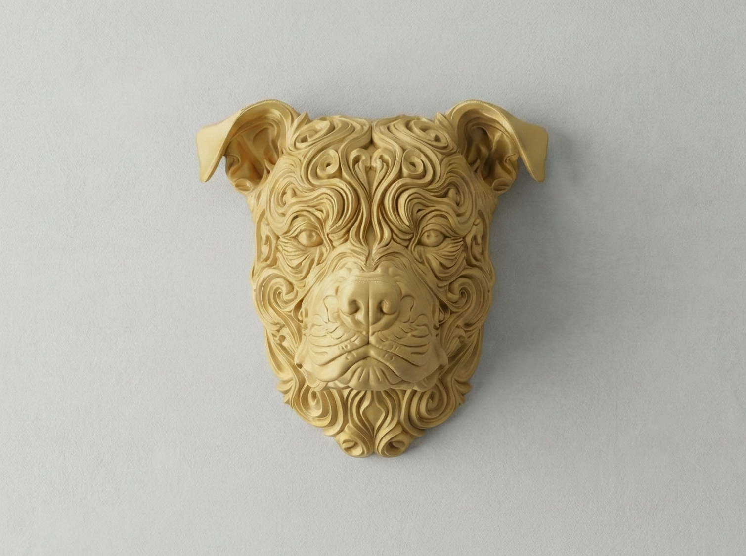 Staffordshire Bull Terrier wall art — view 2