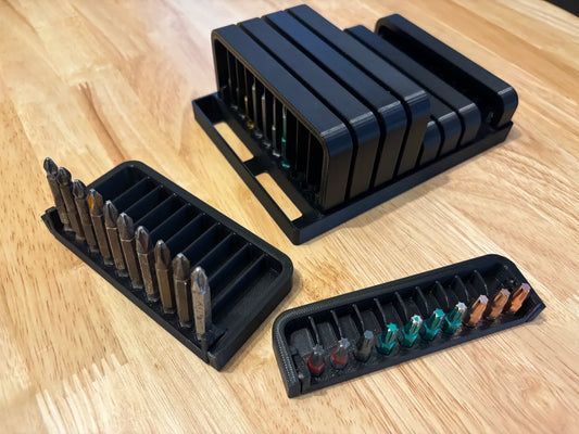Screwdriver Bit Holder Organizer - 3D printed by Mythical Makers 3D