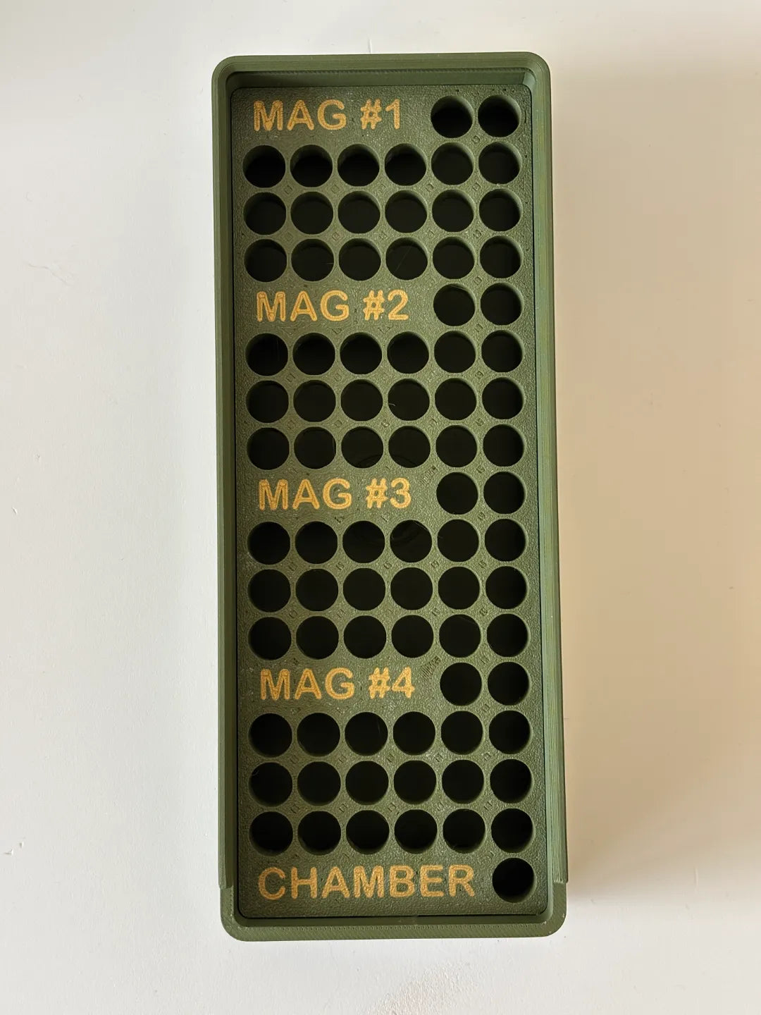Ammo Storage Box - 9mm - 81 Rounds + 4 Mag Slots (20rd) - 3D printed by Mythical Makers 3D