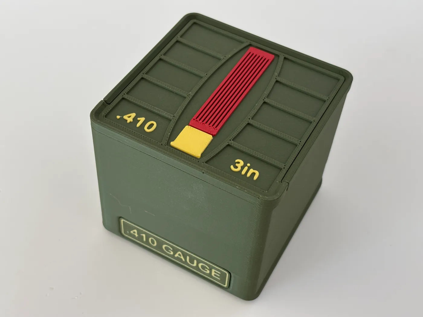 Ammo Storage Box - 410 Gauge 3in - 25 Shells - 3D printed by Mythical Makers 3D