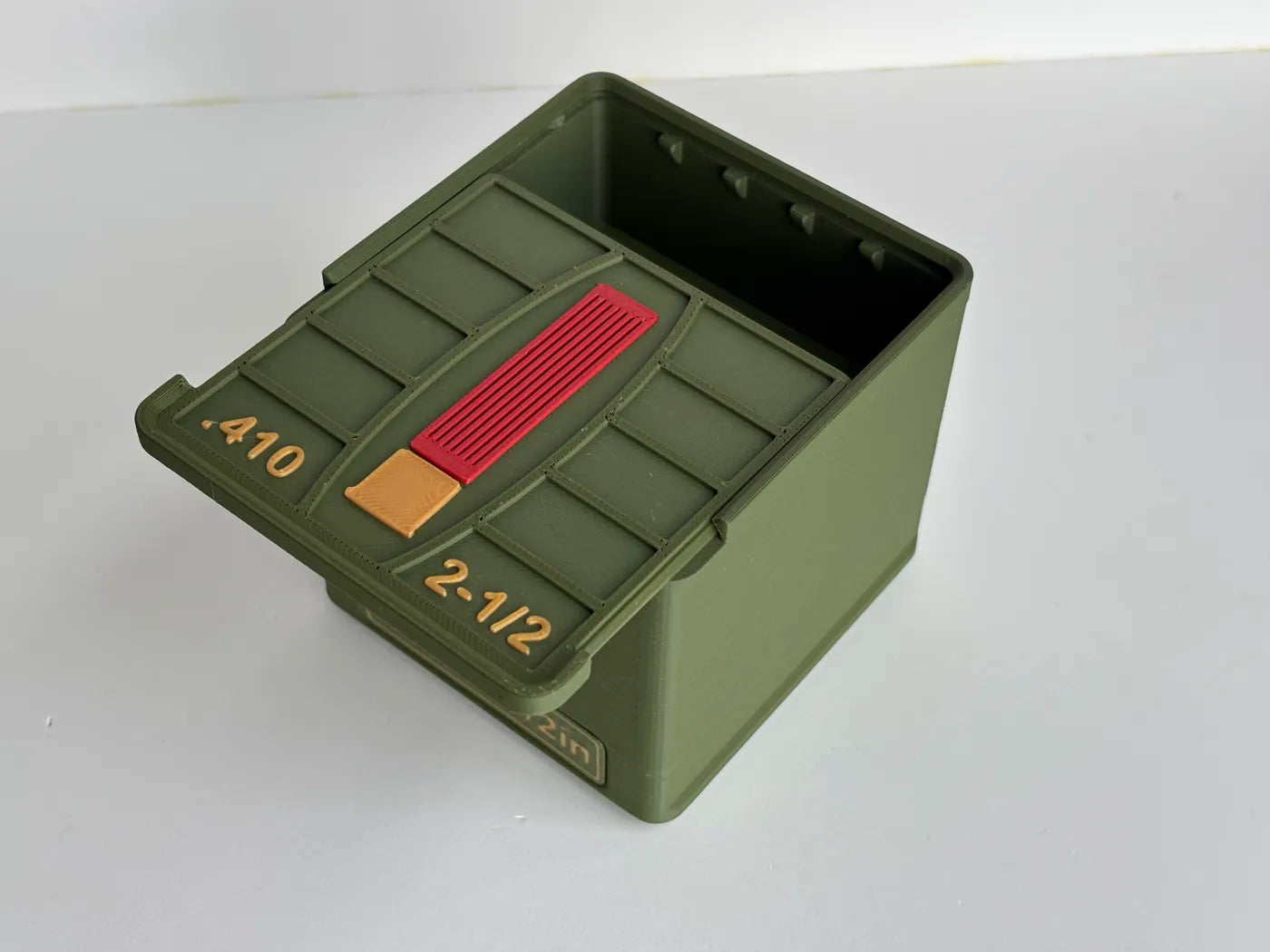 Ammo Storage Box - 410 Gauge 2-1/2in - 25 Shells - 3D printed by Mythical Makers 3D
