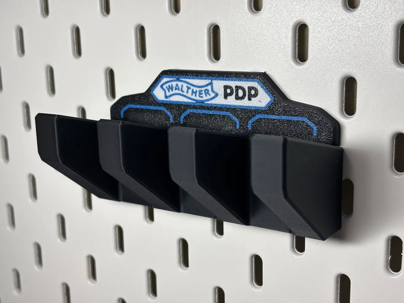 Magazine Holder - Walther PDP - fits IKEA SKADIS - 3D printed by Mythical Makers 3D