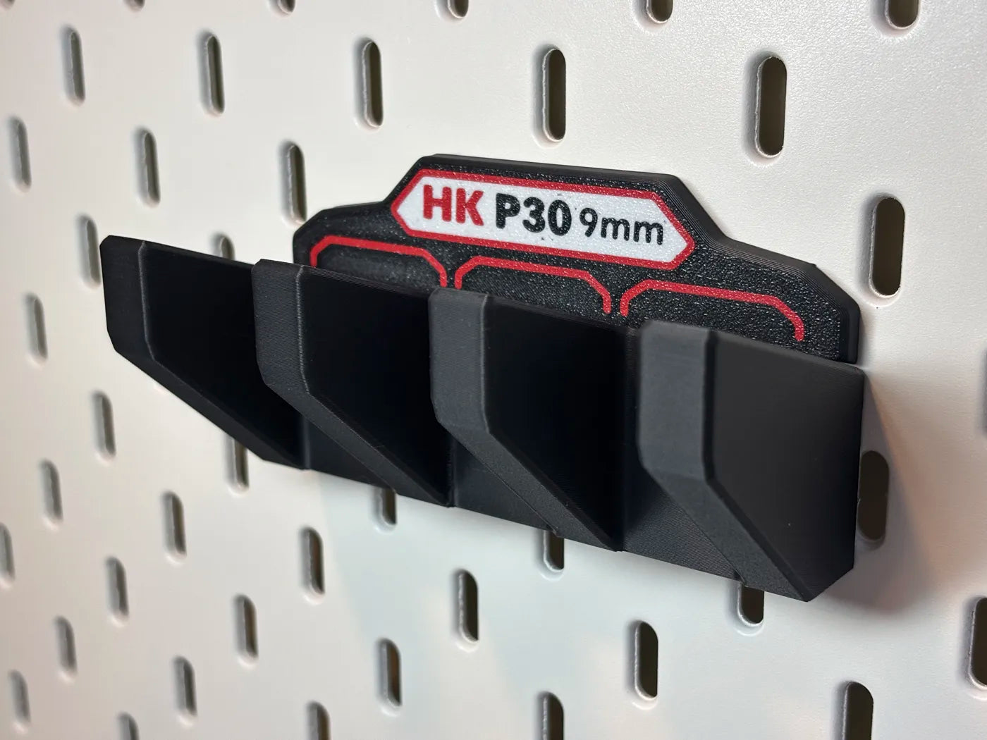 Magazine Holder - HK P30 - fits IKEA SKADIS - 3D printed by Mythical Makers 3D