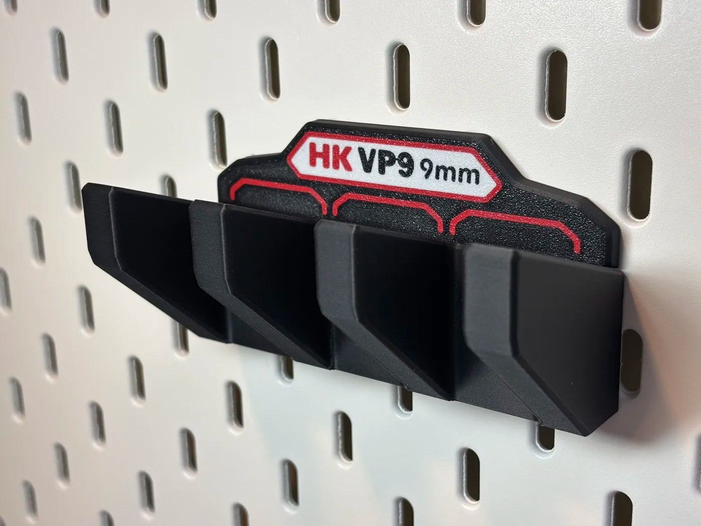 Magazine Holder - HK VP9 - fits IKEA SKADIS - 3D printed by Mythical Makers 3D