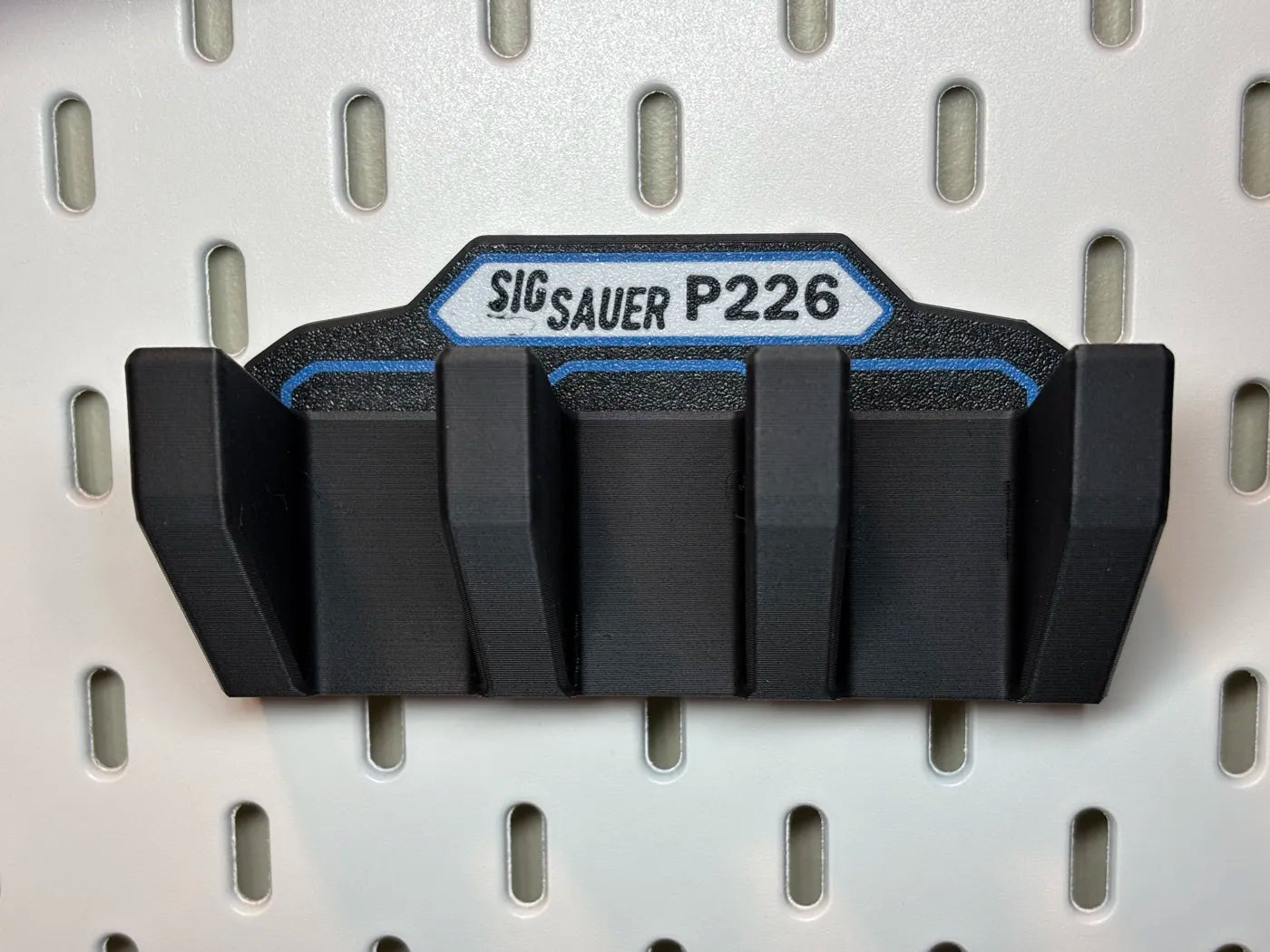 Magazine Holder - SIG SAUER P226 / P229 - fits IKEA SKADIS - 3D printed by Mythical Makers 3D