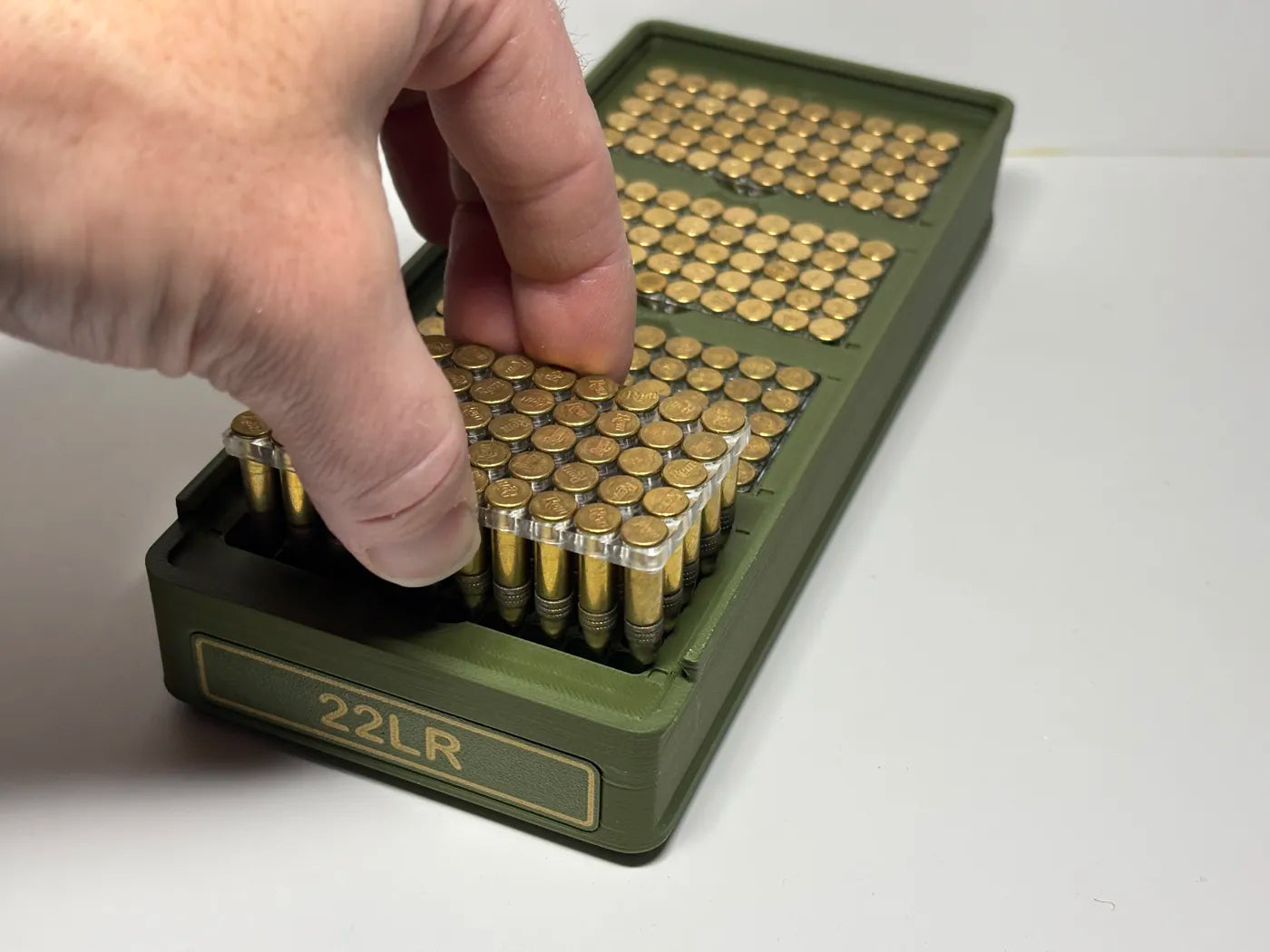 Ammo Box CCI Tray Conversion 22LR - 4x50 Rounds - 3D printed by Mythical Makers 3D