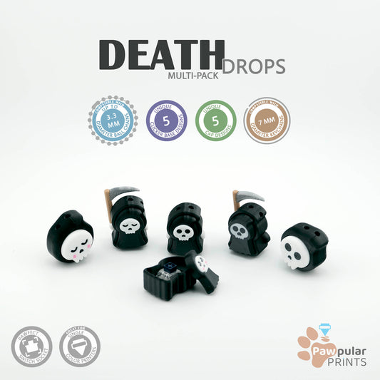 Death Drops Multi-Pack - 3D printed fidget by Mythical Makers 3D