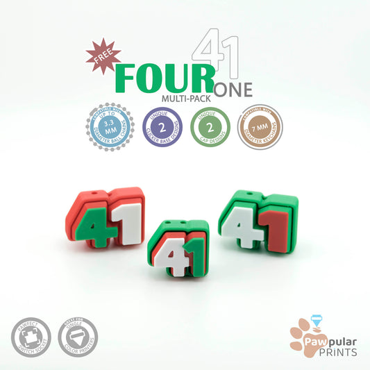 Four One Multi-Pack 41 - 3D printed fidget by Mythical Makers 3D