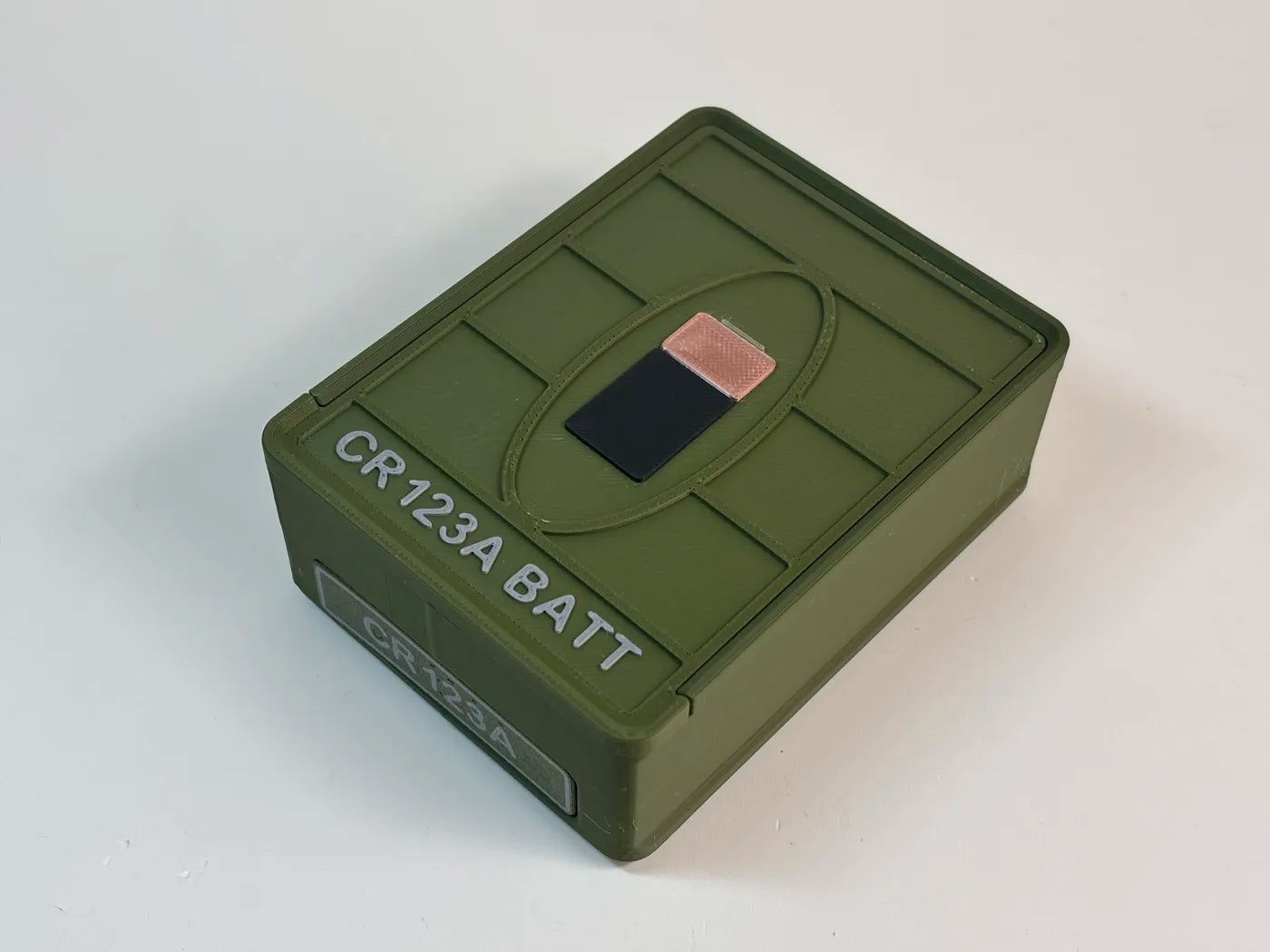 Battery Box - CR123 - 16 Count - Stackable - 3D printed by Mythical Makers 3D